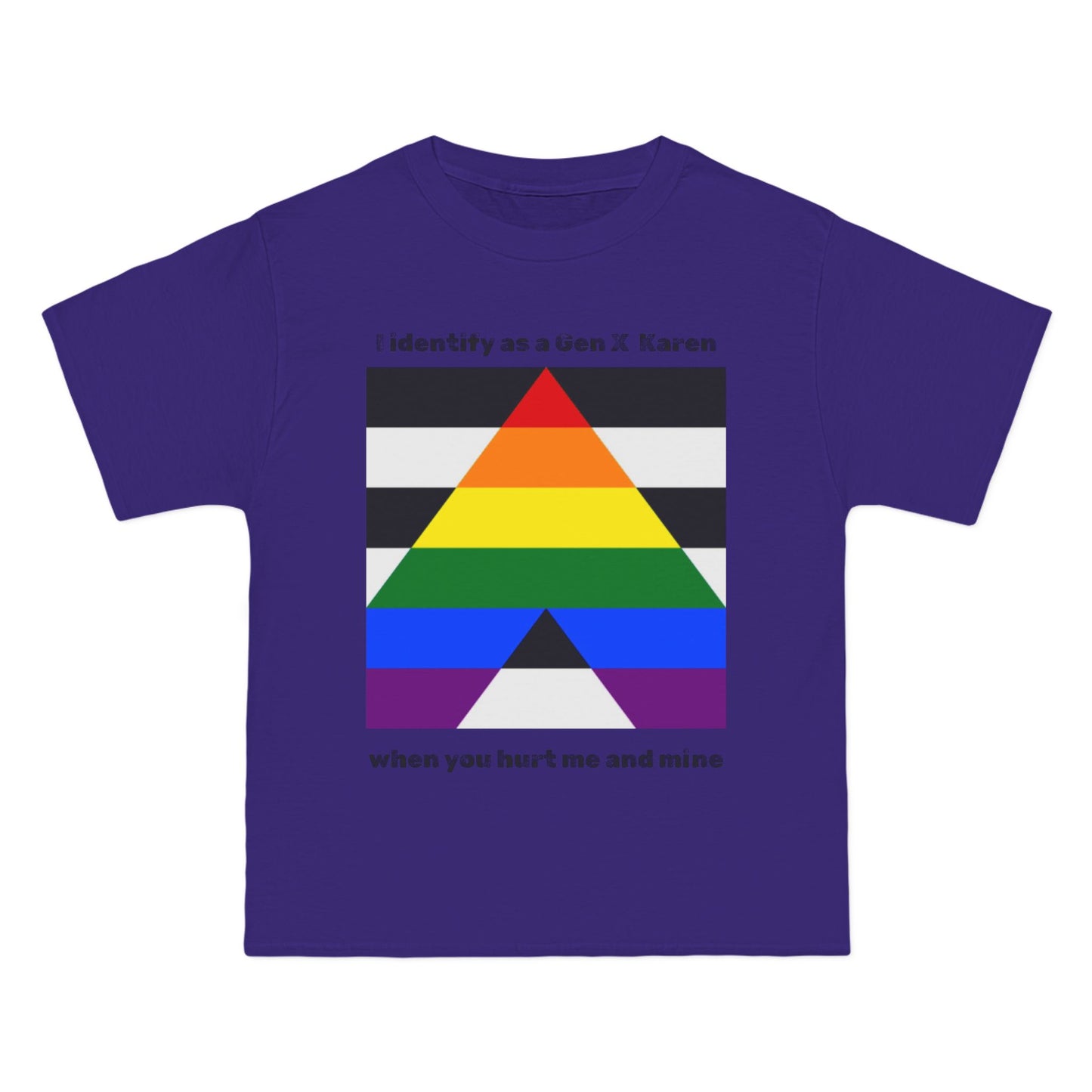 Gen X Karen as Pride Ally T-Shirt, LGBTQ+ Support Shirt, Gender Identity Tee, Rainbow Graphic Tee, Advocacy Wear
