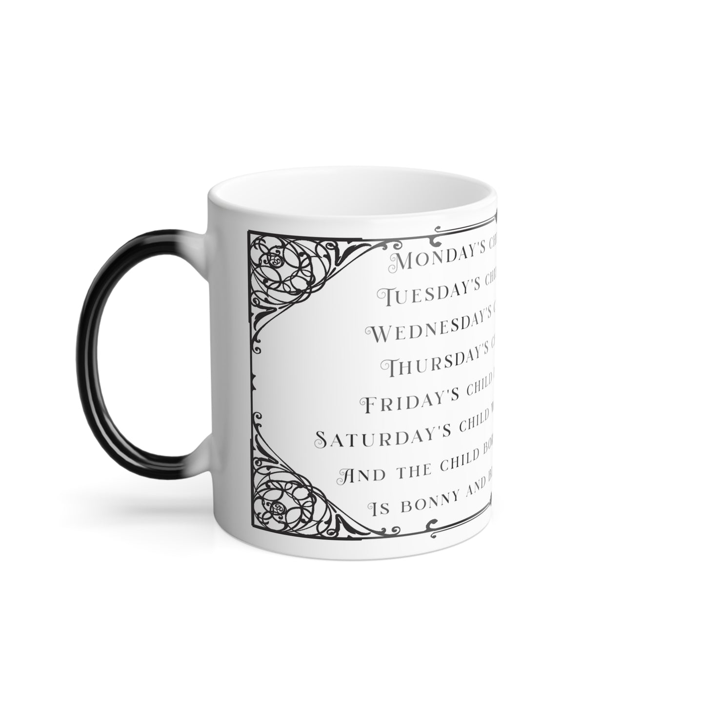 Monday's Child - Color Morphing Mug, 11oz