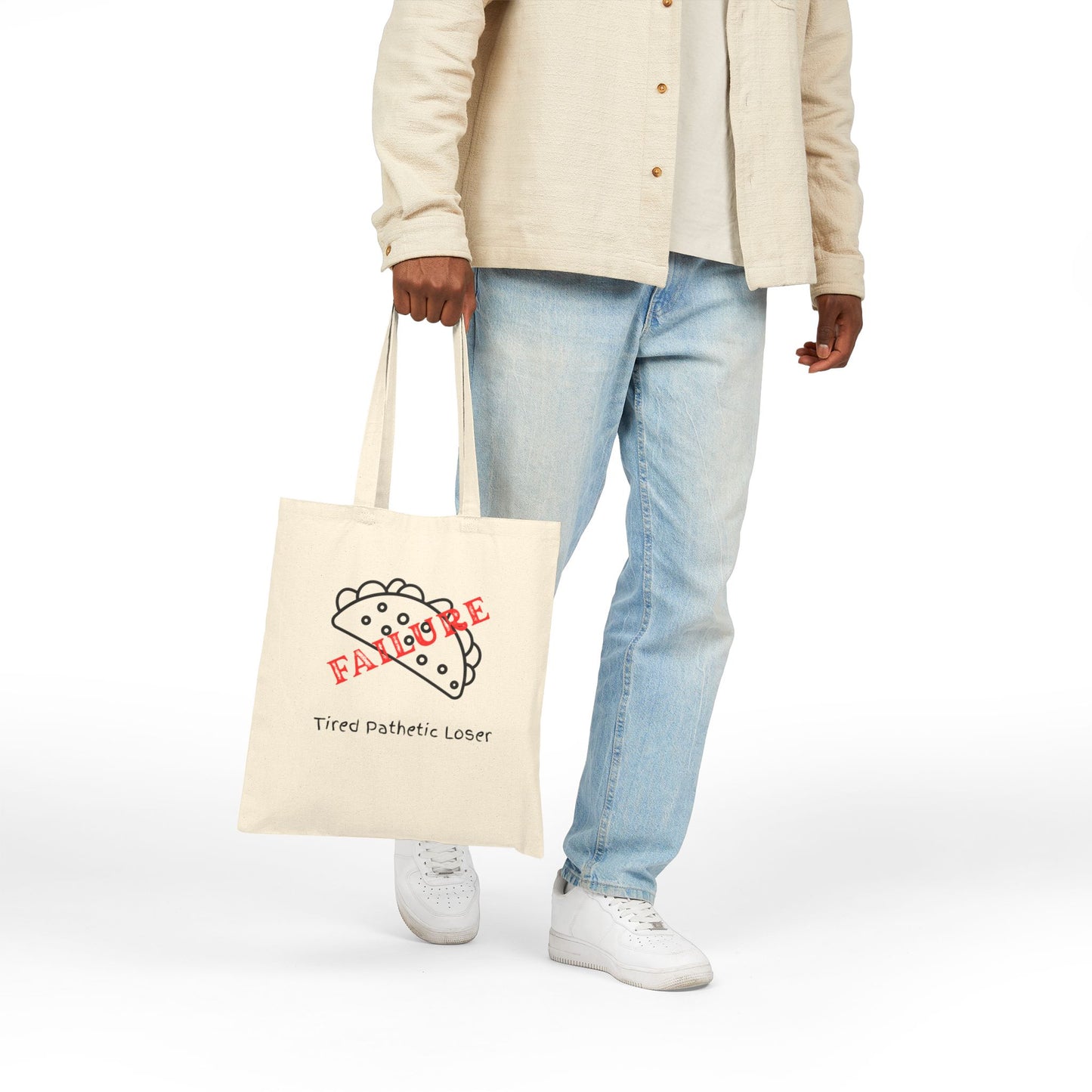 Tote Bag with Quirky Humor, Funny Grocery Bag, Reusable Shopping Tote, Gift for Friends, Eco-Friendly Bag
