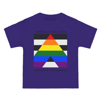 Gen X Karen as Pride Ally T-Shirt, LGBTQ+ Support Shirt, Gender Identity Tee, Rainbow Graphic Tee, Advocacy Wear