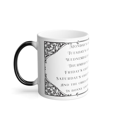 Monday's Child - Color Morphing Mug, 11oz